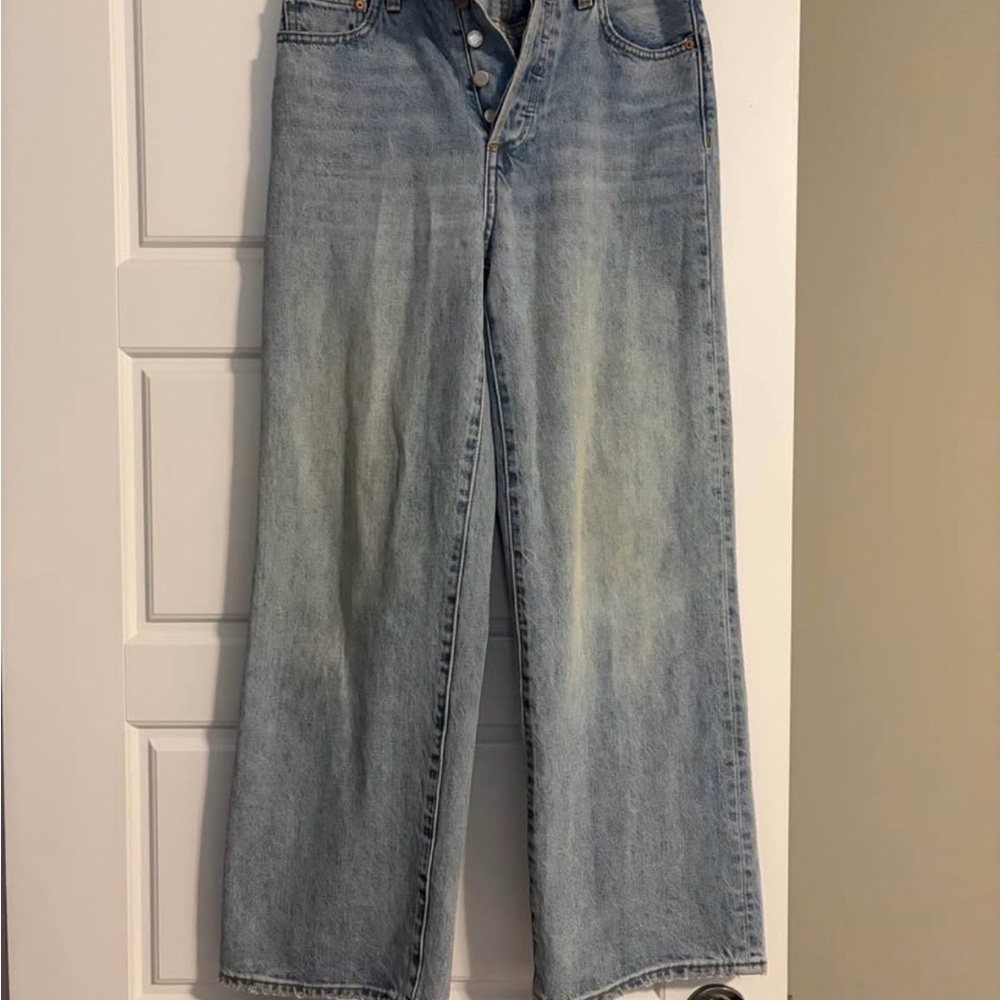 Denim Forum Light Blue Flare Jeans